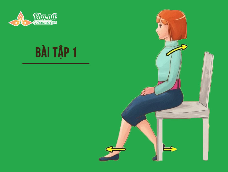 Bài tập giảm béo bụng cho dân văn phòng 1: Lower Body Stretch